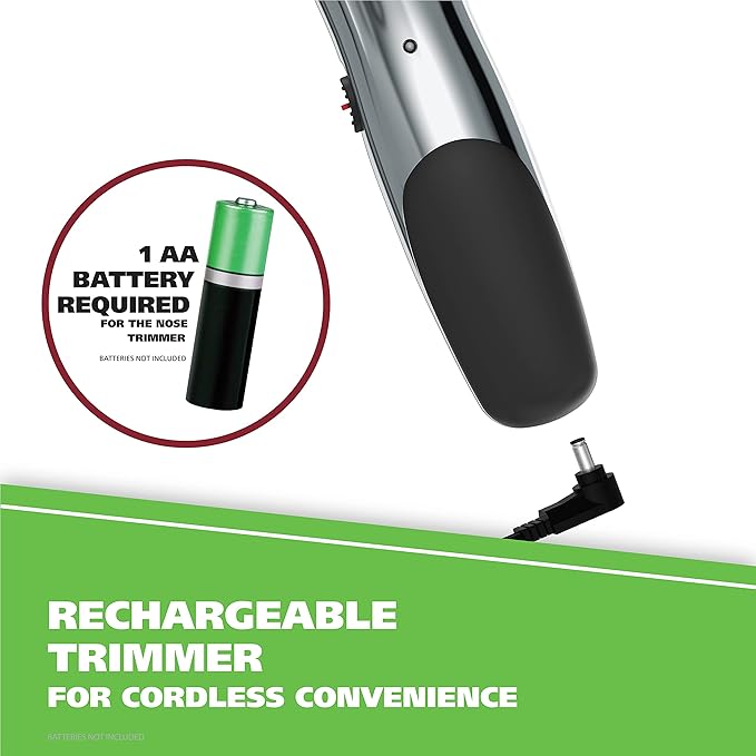 Wahl Groomsman Rechargeable Beard Trimmer kit for MustachesNose Hairand Light Detailing and Grooming with Bonus Wet/Dry Battery Nose Trimmer – Model 5622v(Pack of 10)