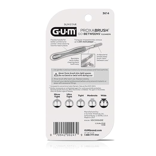 GUM Go-Betweens Cleaners Wide (Pack of 3 (10 Ct))