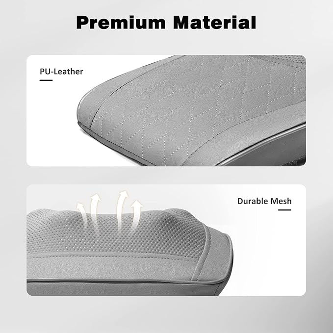 Boriwat Neck and Shoulder Massager with Heat Shiatsu Massage Pillow with 3D Deep Tissue Kneading for Back Legs Foot Body Pain Reliefat Home Office Car for Mom &amp Dad