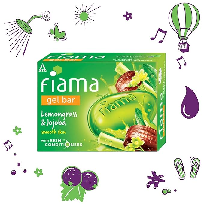Fiama Soap Lemongrass and Jojoba 125g (Pack of 6)