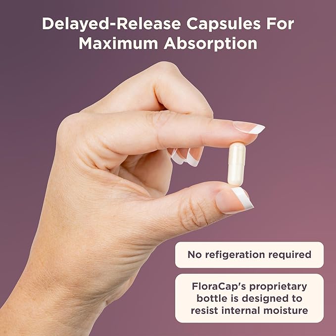 FloraCap Vaginal Probiotics for Women - 30 Oral Capsules - Heale Doctor Formulated Probiotics for Feminine Health pH Urinary Tract &amp Healthy Vaginal Flora - Reduce Odor Itching &amp Discomfor