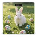 Bunny Eggs Weight Scale Cute Bathroom Scale for Body Highly Accurate Digital Weighing Machine for People Compact LCD Display Scales with Sturdy Toughened Glass Scales