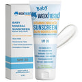 Waxhead Baby Sunscreen SPF 35 25% Non-Nano Zinc Oxide Mineral Sunscreen for Babies Infants &amp Toddlers Kids Sunblock Face and Body Lotion Tear-Free Reef-Safe (4 oz)