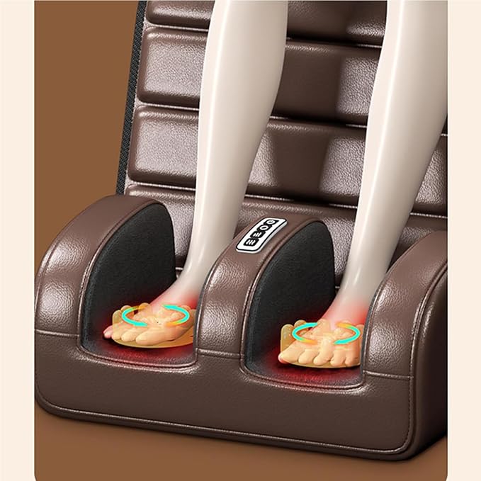 Full Body Electric Massage Mat with Heat PadFull Body Massage Bed with Neck Massage Pillow10 Vibrating Motors 4 Heating Pads for Back ReliefMassagers for Neck Back