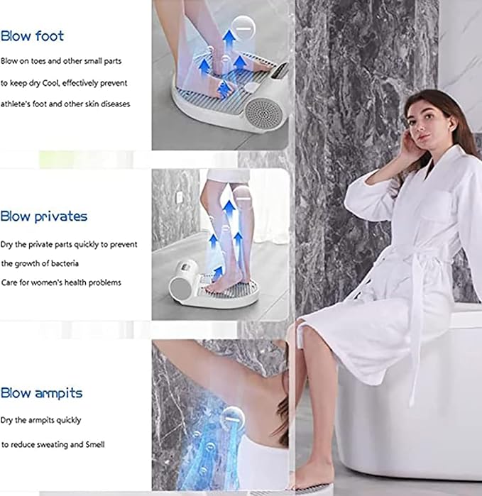 Full Body Dryer 2 Speed Bathroom Body Dryer with Weight Function 1350w Smart Quick Dry Cold and Warm Waterproof Body Gravity Induction for Bathroom Swimming Pool
