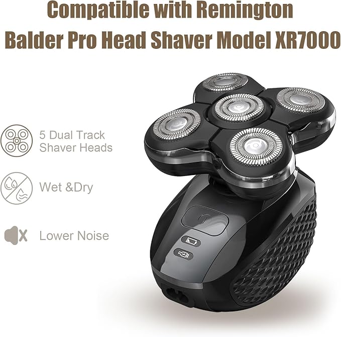 Shaver Replacement Head Compatible with Remington Electric Shaving Model SPR-XR7000for Bald Men.(3packs)