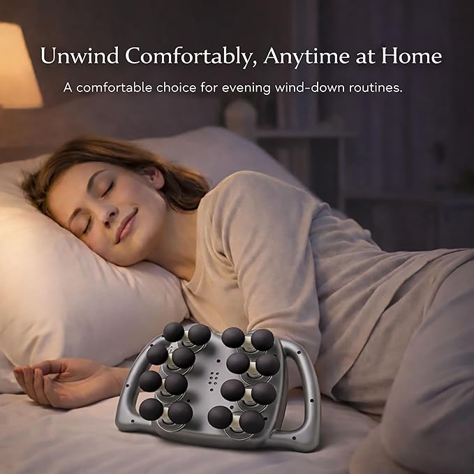 16 Head Deep Tissue Massage Gun Powerful Percussion Massager for Pain Relief Full Back &amp Body Coverage 9 Modes 99 Intensity Levels