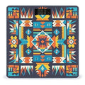 Navajo Tribal Pattern Bathroom Scale for Body Weight Bathroom Weighing Scales with Back Lit LED Display Sturdy Tempered Glass Body Weight Bathroom Scale 400lb Weighing