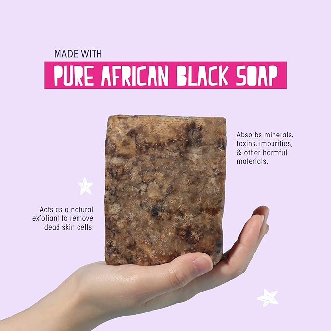 ZANDRA Lavender Vanilla Chai Black Soap 3 In 1 8 OZ