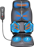 Back Massage Cushion with Compress Vibration Seat Massage Chair Pad3 Modes &amp 3 Intensities Back and Neck Massage for Muscle Fatigue Stress Relief