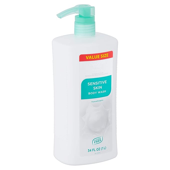 Equate Beauty Sensitive Skin Body Wash Value Size 34 fl oz (Pack of 2)