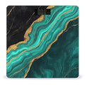 Smart Scale for Body Weight Digital Bathroom Weighing Scale Energy Saving Scale Teal Turquoise Green Gold Black Marble