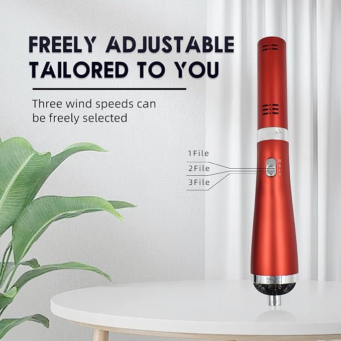 Generic Terahertz (THZ) Therapy Instrument Terahertz Blower Device Temp Adjustable Therapy Wand Promote Cells Regeneration and Relax Muscle for Improve Sleep Eliminate Fatigue Red