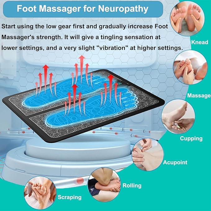 EMS Foot Stimulator Stimulator Nerve Transcutaneous Over-The-Counter Transcutaneous Electrical Nerve Stimulator for Pain Relief