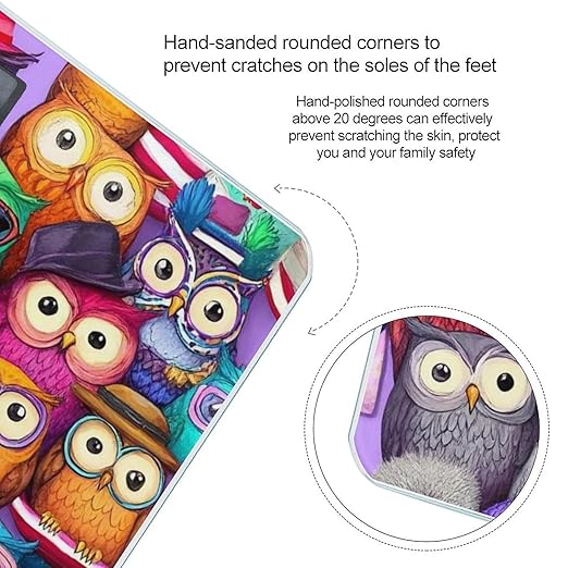 Women's Digital Bathroom Weighing Scale Automatic Switch Energy Saving Scale Smart Scale for Body Weight Cute Cartoon Owls