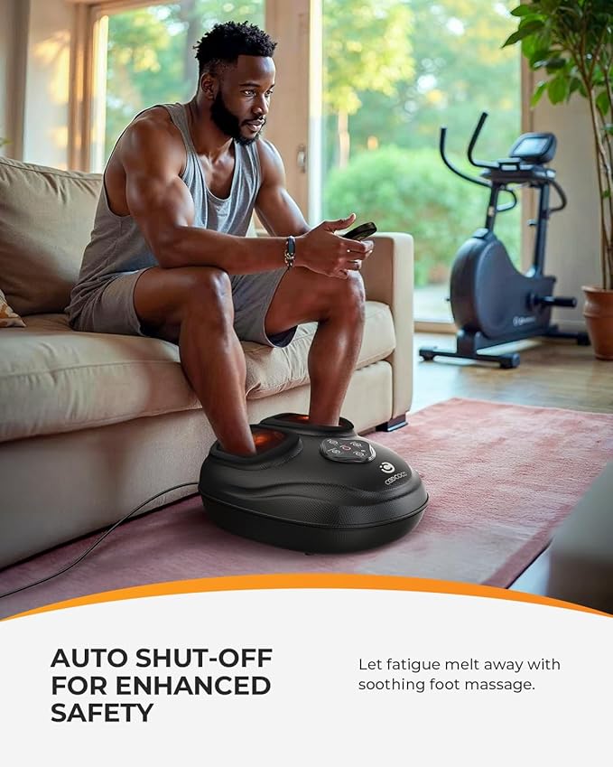 CooCoCo Plantar Fasciitis Foot Massager &amp Vibration Back Massager