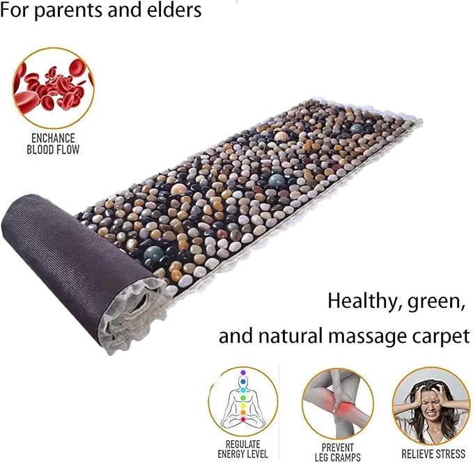 Natural Foot MassageNon Slip Runner Rug Living RoomMassage padDeep Kneadingwith Heat Therapy -Deep Tissue 20'' x 79''Kitchen Hallway Living Room 20'' x 79''(20''x59''CM)