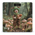 Forest Clown Scale for Body Weight Sturdy Tempered Glass Weighing Scales with LCD Display Accurate Digital Bathroom Scale Convenient Body Fat Smart Scales Easy Read