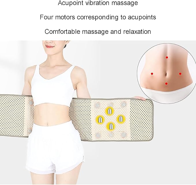 Magnetic Abdominal Massager Heats Up Quickly Relieves Muscle Tension Vibration Massage Multiple Modes to Choose from Enhances Metabolism