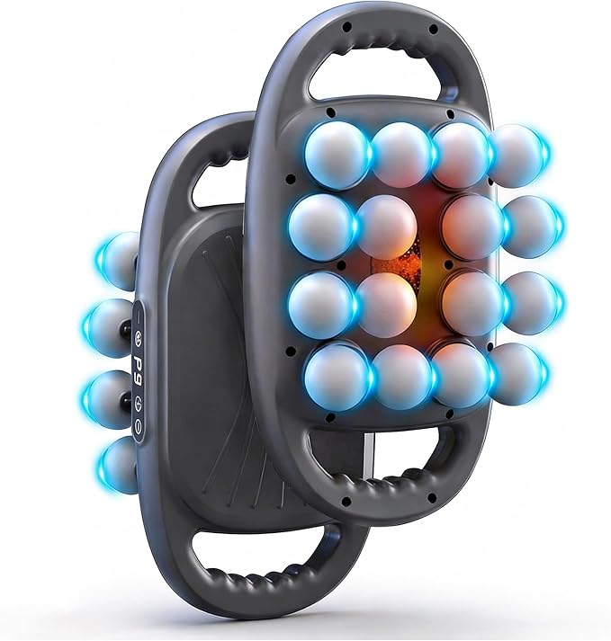 16 Head Massage Gun Deep Tissue High Power Percussion Massager with 9 Styles &amp Levels Uiet Muscle Massage Gun for Back Shoulders Legs Foot Body Muscle Pain Relief