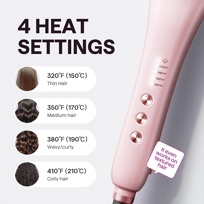 Wavytalk Pro Steam Hair Straightener Brush Steamline Pro 3 in 1 Straightening Brush Steam Reduces Damage Nourishes Hair and Expedites Straightening