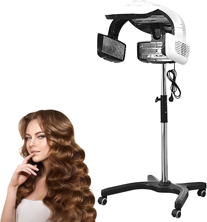 Efficiency Color Drying Processor Wall Mounted Hair Dryer with LCD Panel360°Rotate Multi-Functional Salon Equipment for Barber Shops spas and DIY Homes Supplies Floor - Standing 110V