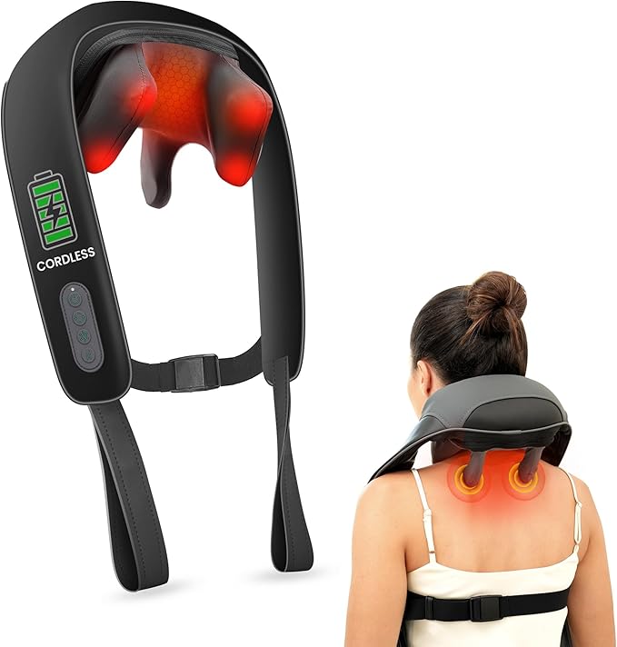 Snailax Neck Massager and Cordless Hand Massager