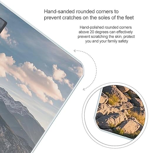 Pikes Peak Colorado Scale for Body Weight Smart Scales Digital Bathroom Scale High Precision Weighing Scales with Large Display Weighing Machine for People