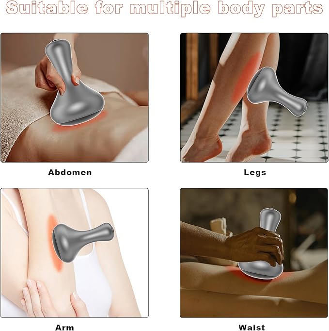 Hot Stones for Massage Hot Stones Muscle Massage with Warmer Wireless Natural Black Bian Stone Electric Gua Sha for Home Spa