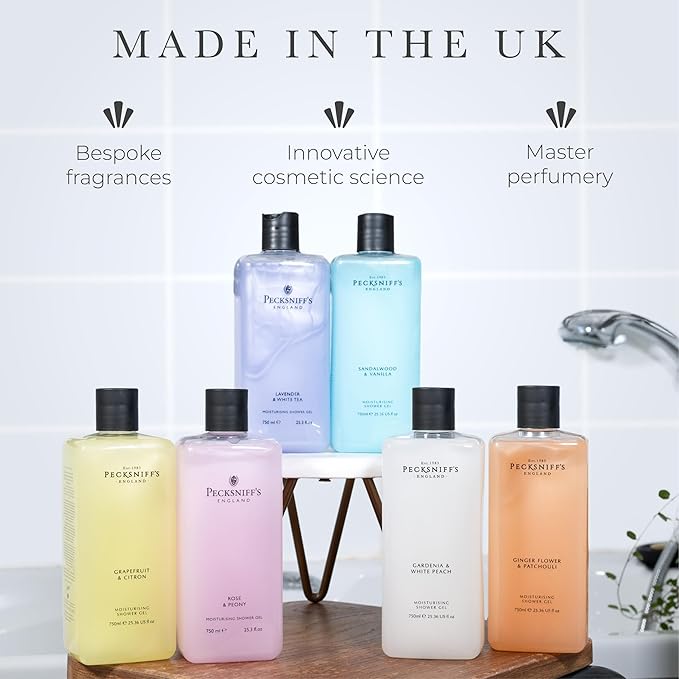 Pecksniff's Grapefruit &amp Citron Moisturizing Shower Gel | 750ml / 25.36 Fl Oz