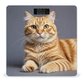 Cat Scale for Body Weight Digital Bathroom Scale Toughened Glass High Precision Scales for Body Weight with Large LCD Backlight Display Weight Scales