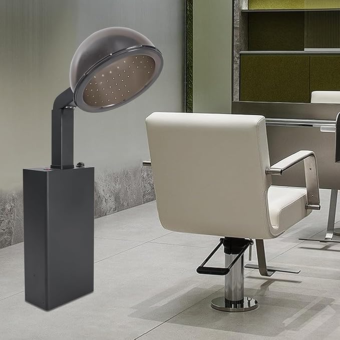 Professional Hooded Hair DryerSalon Steamer with Stand Portable Standing Hair Dryer Bonnet for Salons with Temperature Control 185-284℉