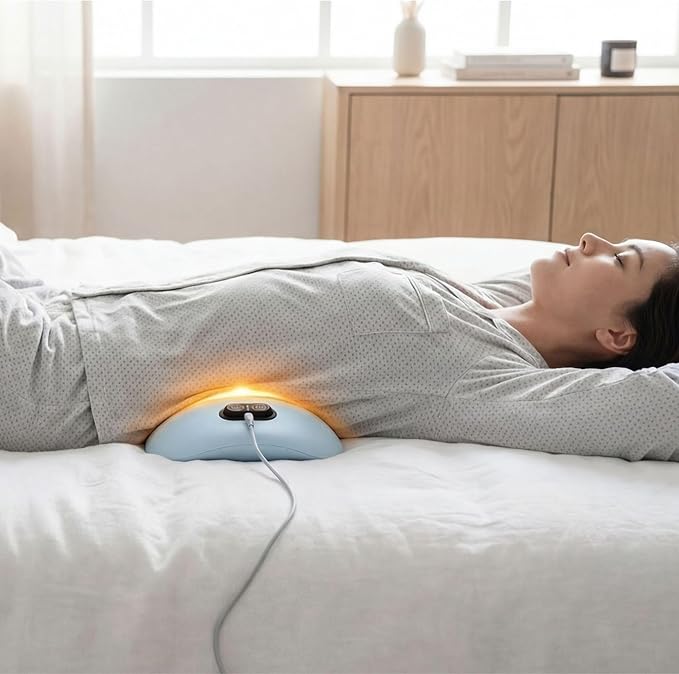 Original Therava 3-in-1 Back Massager with Traction Lift Heat &amp Vibration Massage | Lower and Upper Back Relief and Muscle Relaxation