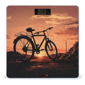 Road Bicycle Bathroom Scale Large LCD Backlight Display Digital Scale Rounded Corners Body Scales Automatic Power On/Off Bathroom Scales for Home Bedrooms