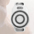 Shower Back Cleaner Wall-Mounted Electric Back Massager 20cm Wide Brush Head 360° Rotation Exfoliation &amp Massage
