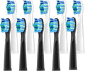 5/10/16 Pcs Replacement Brush Heads Compatible for Seago Compatible for Fairywill Toothbrush Head Refill(Multi)