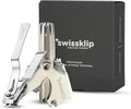 Swissklip Nose Hair Trimmer for Men I Manual Nose Hair Trimmer for Women I Professional Nail Clippers for Ingrown Toenail I Nail Clippers for Men I Well Suited as Finger Nail Clippers Adult