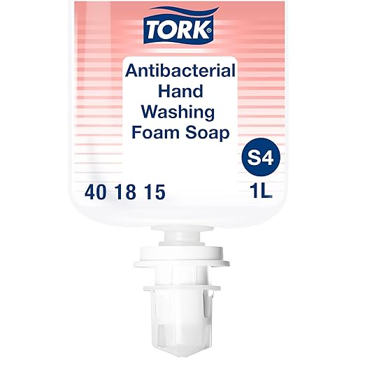 Tork Antibacterial Hand Washing Foam Soap S4 Helps with hand hygiene 6 x 1L 401815 (formerly 401215)