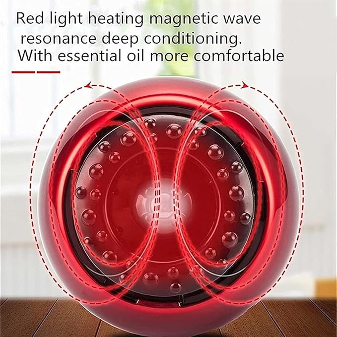 LIPPSY Electric Scraping Massager Rechargeable 6-Speed Adjustable Temperature Thermal Pressure Magnetic Wave Massager Slimming Meridian Dredging