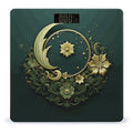 Ramadan on Green Wallpaper Weight Scale Digital Electronic Scales Bathroom Scale Larg LCD Backlight Display High Precision MeasurementsTempered Glass