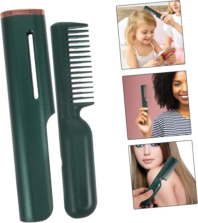 Beaupretty 5pcs USB Powered Hair Straightener Electric Heating Comb Hair Styling Tool for Friends Family