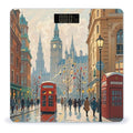 London Impression Bathroom Scale for Body Weight Bathroom Weighing Scales with Back Lit LED Display Sturdy Tempered Glass Body Weight Bathroom Scale 400lb Weighing