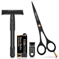 Facón Double Edge Safety Razor + Facón Hair Cutting Scissors