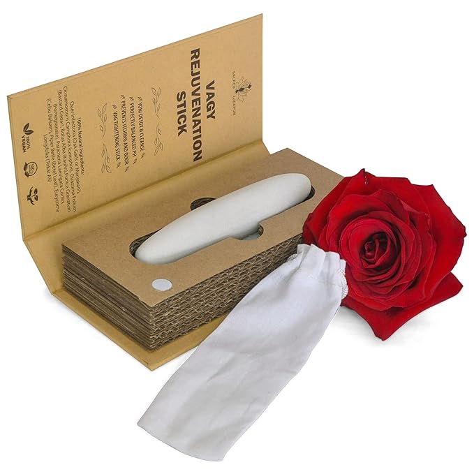 Sacred Weapon Vagy Rejuvenation &amp Tightening Wand | pH Balance Vaginal Wash &amp Odor Eliminator | Manjakani &amp Alum Stone Vagina Tightener Intimate Deodorant for Women &amp Exfoliator for F