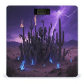 Gothic Cactus Weight Scale Cute Bathroom Scale for Body Highly Accurate Digital Weighing Machine for People Compact LCD Display Scales with Sturdy Toughened Glass Scales