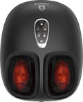COMFIER 4-in-1 FSA Eligible HSA Shiatsu Foot Massager with Heat Compression &amp Vibration Independent Controls 3 Levels Toe Touch Control Large Size Fits Up to 14 Gifts for Mom Dad Home Offic