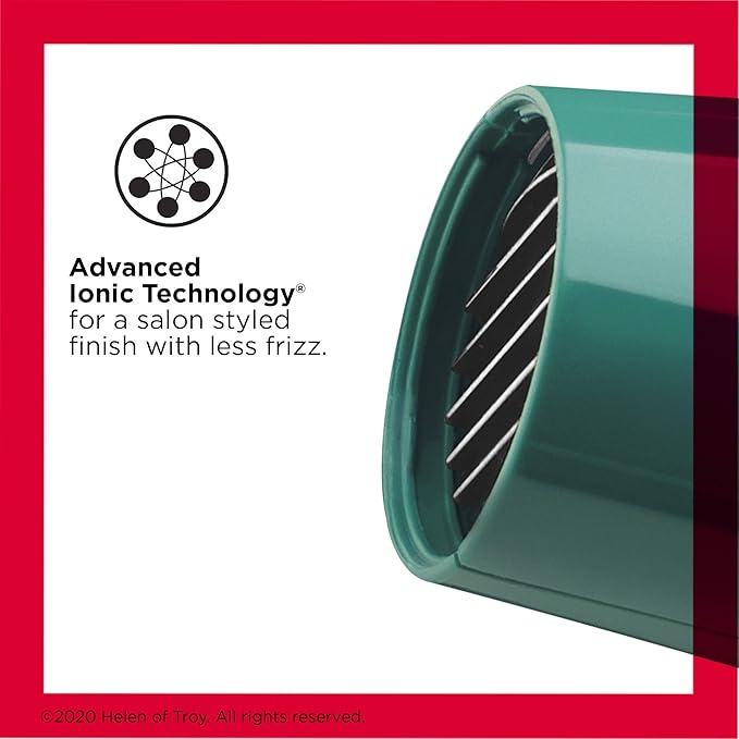 REVLON Smooth and Straight Ceramic Flat Iron | Fast Results Smooth Styles &amp Volume Booster Hair Dryer | 1875W for Voluminous Lift and Body