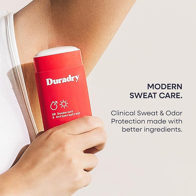 Duradry Clinical-Strength Antiperspirant Deodorant for Women and Men - Clean formula with Natural Ingredients Odor and Excessive Sweat protection for Armpits - Barca (Sweetwater+sea salt)3-pack