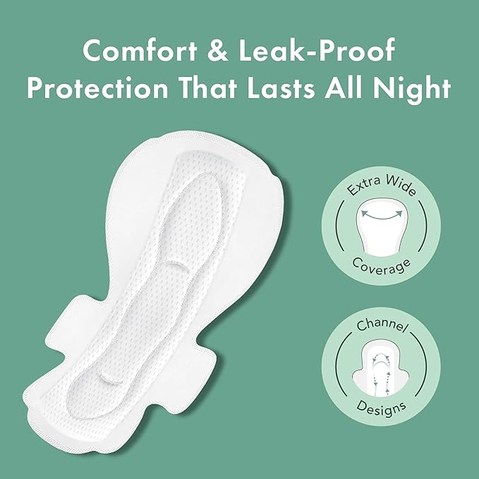 Rael Bundle - Overnight Pads (20 Count) Regular Pads (56 Count) Regular Liners (44 Count)