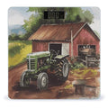 Tractor on The Farm Scale for Body Weight Precision Bathroom Weighing Scales with Back Lit LCD Display Sturdy Tempered Glass Body Weight Scales Digital Bathroom Scale 400lb